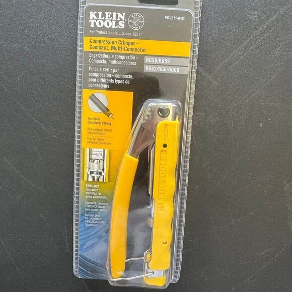 NWT Klein Tools Compression Crimper - Picture 2 of 3